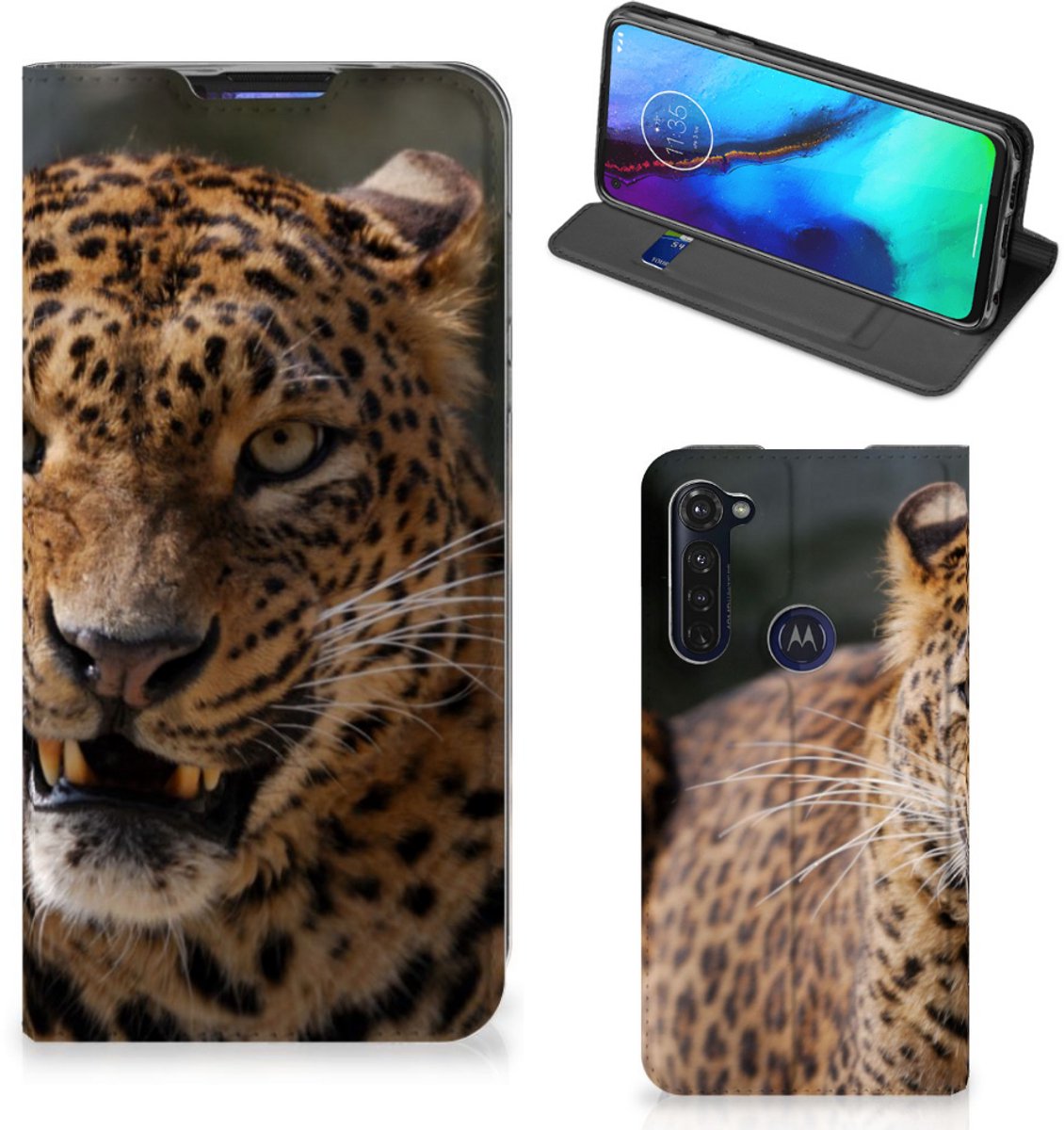 Motorola Moto G Pro Hoesje maken Luipaard