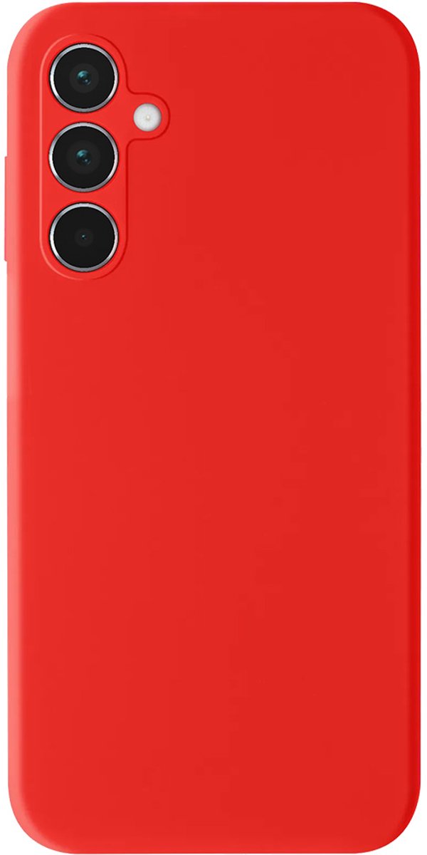 Bigben Connected - Siliconen Telefoonhoesje - Samsung Galaxy A55 5G - Rood