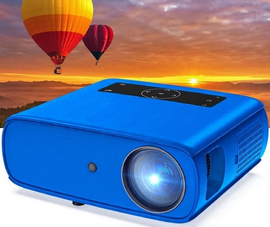 Mini thuisbioscoopbeamer 1080p Full HD projector compact scherp beeld voor films en presentaties