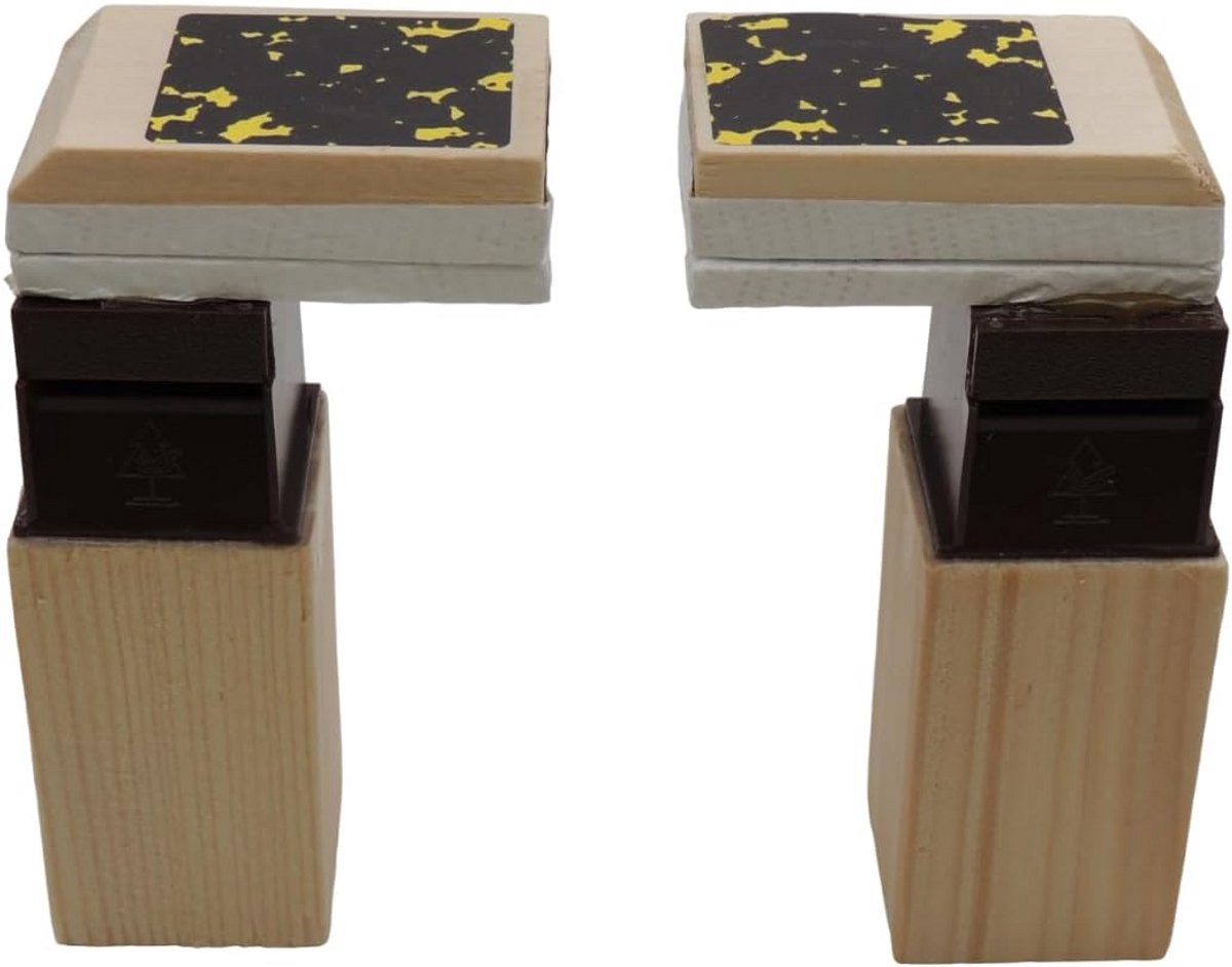 Compleet houten balg voor koekoeksklok - Maten 65 mm tot 120 mm - Verkocht per paar