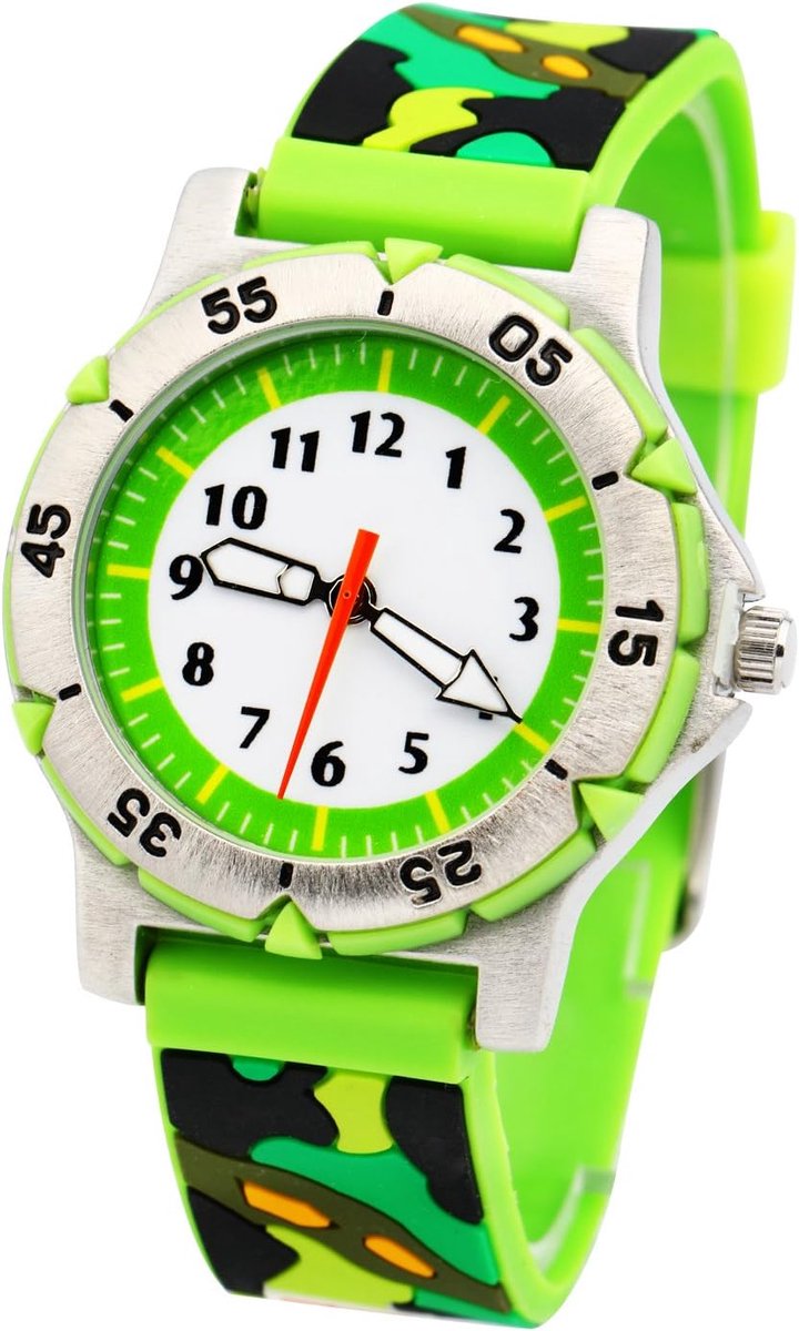 Waterdichte 3D Leuke Cartoon Digitale Horloges voor Kinderen - Milieuvriendelijk Siliconen Horloge