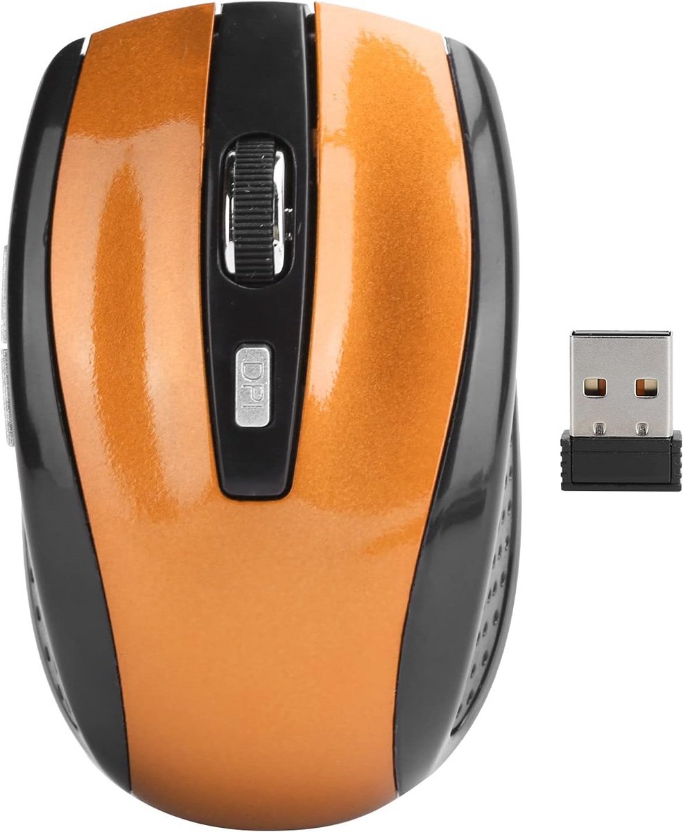 Stille Draadloze Muis met Instelbare DPI voor Gaming en Mobiele Apparaten