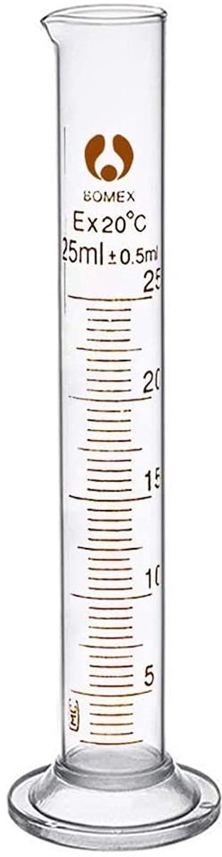 Maatcilinder van Borosilicaatglas - 50 ml