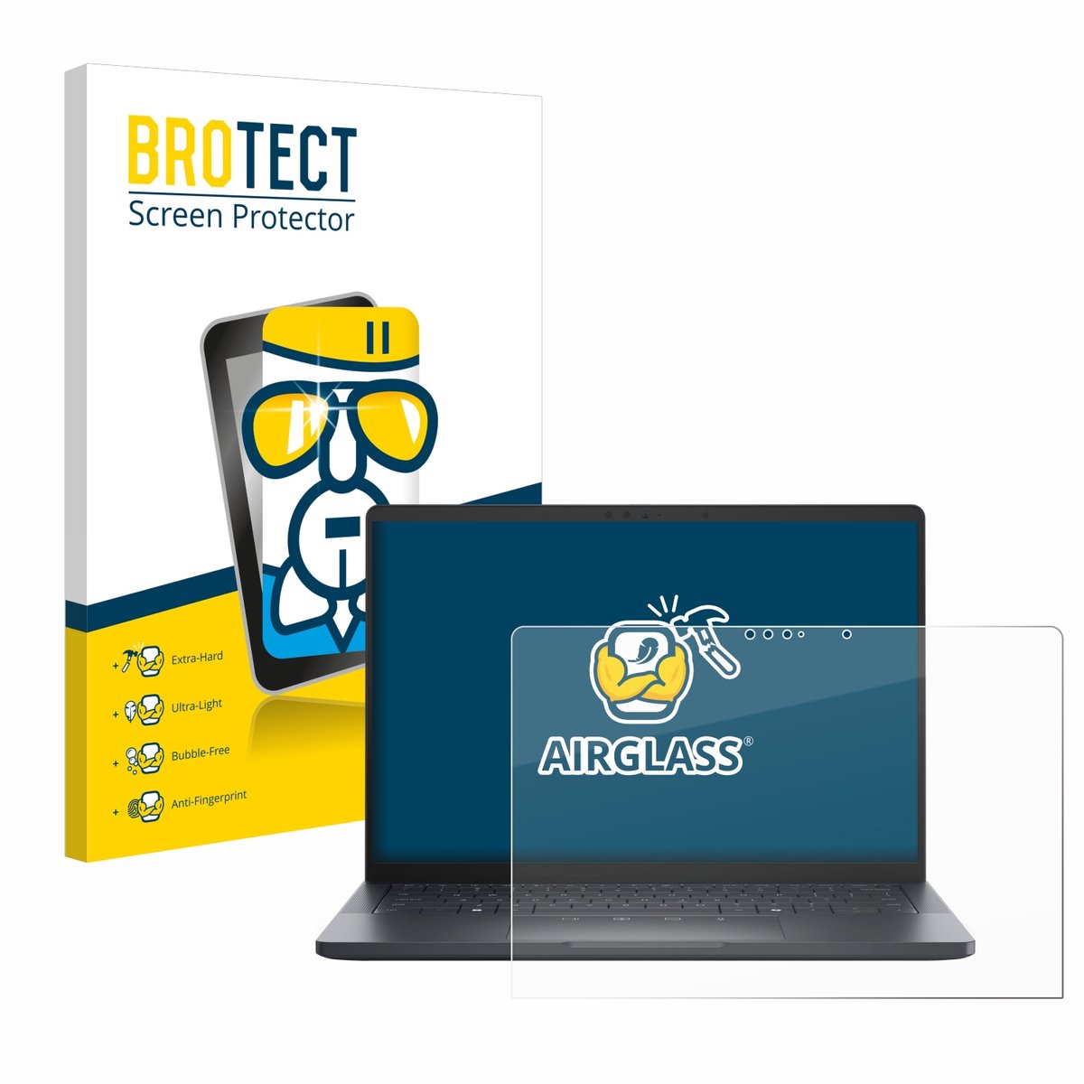 Screenprotector voor Dell Pro 13 Premium Beschermglas transparant