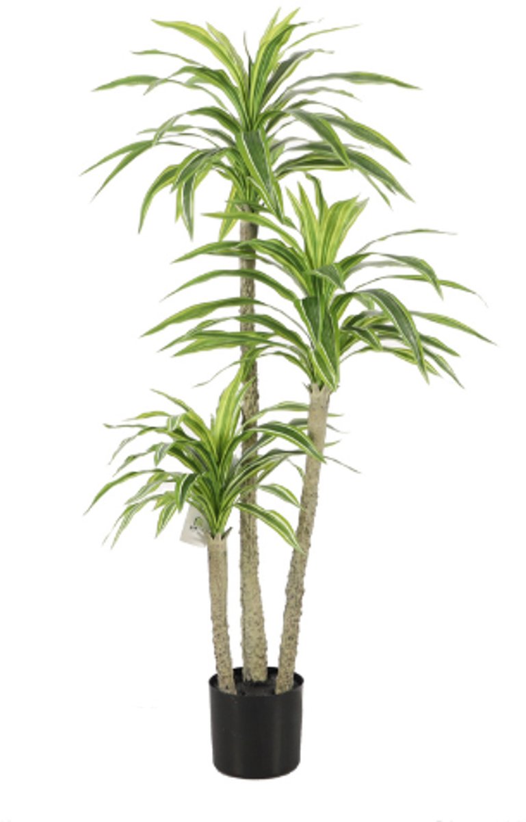NeverLeafs Kunstplant Yucca - 140 cm - Robuuste uitstraling