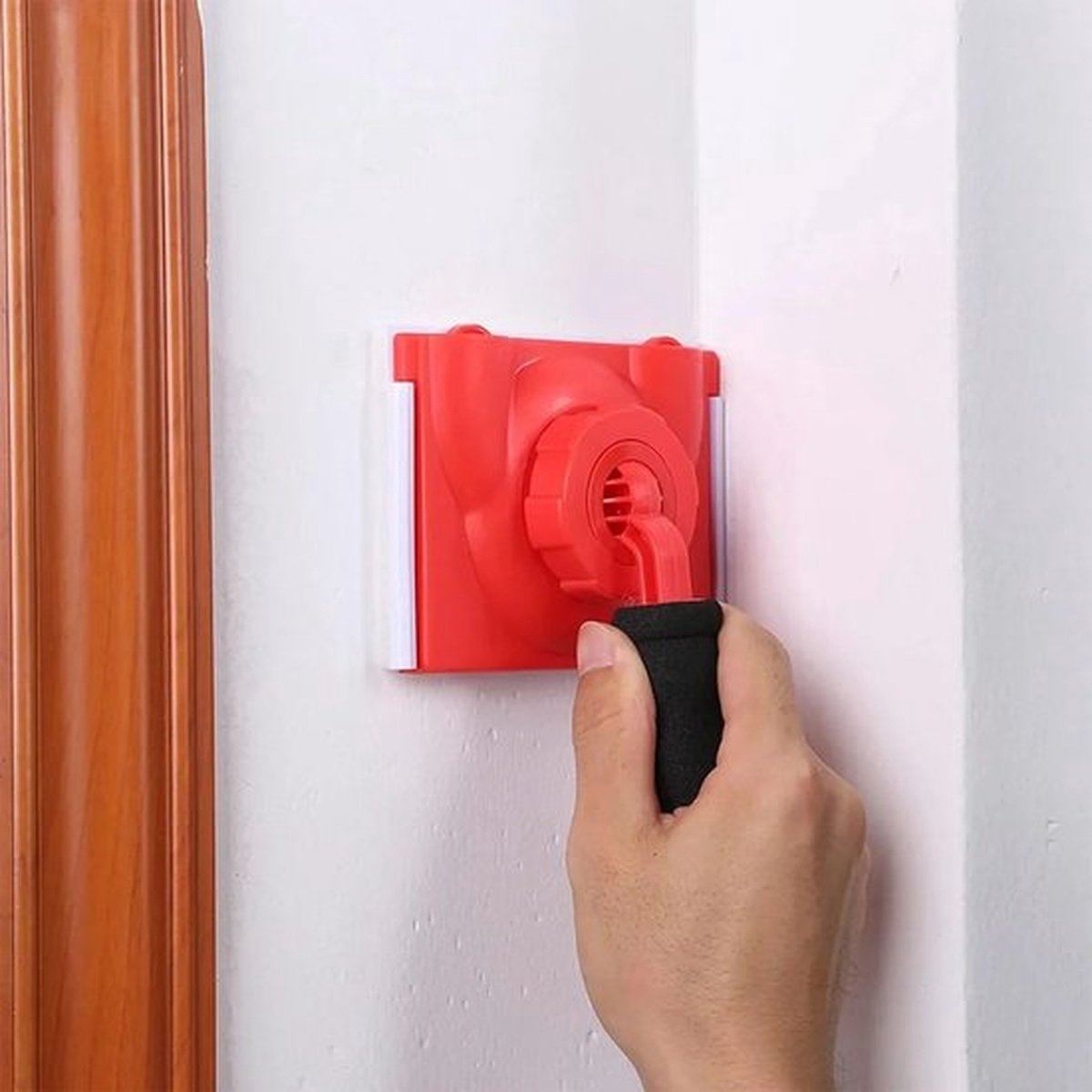 1 stuk Latex verfrandborstels Multifunctionele muur- en plafondhoekverfkwast Kleurscheider Trimmergereedschap - Trimmerpad Schilderapplicator Randverfgereedschap Navullingen voor muurverf
