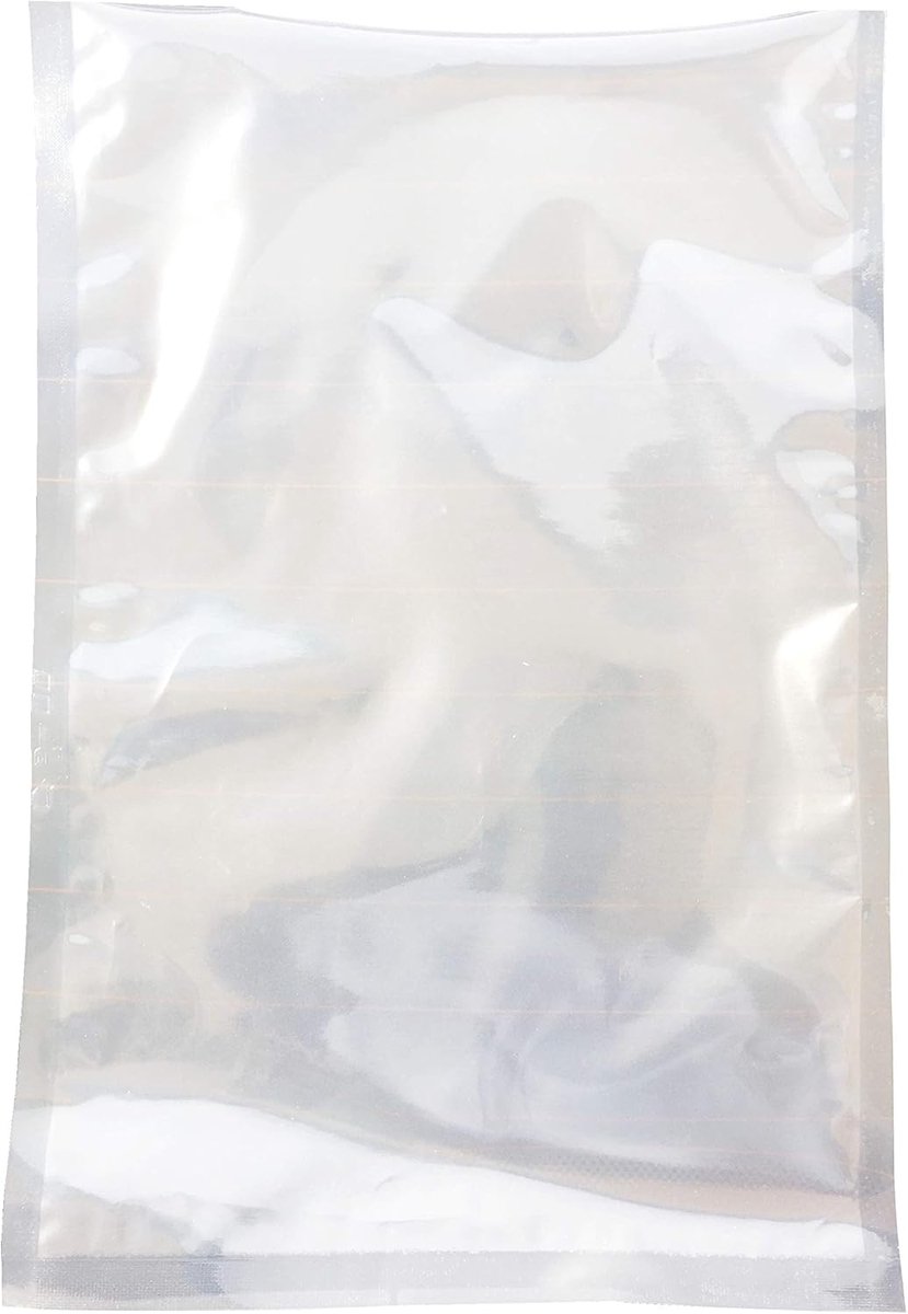Vacuümzakken - Bewaarzakken - Voedsel bewaren - 100 stuks - 25 x 35 cm - Transparant