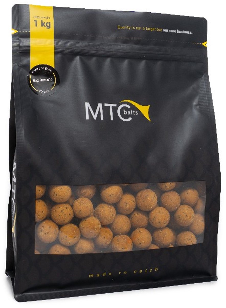 MTC Baits Big Banana - Boilies - 16 mm - 1 kg