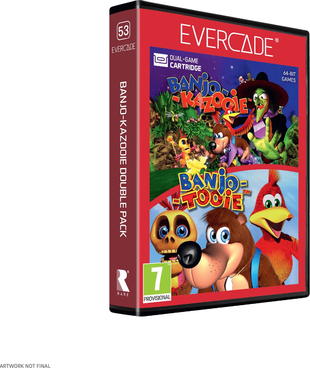 Evercade Nexus - Inclusief Carry Case - Banjo Kazooie & Banjo Tooie - Zwart — cadeau in Games, Films & Muziek - foto 8