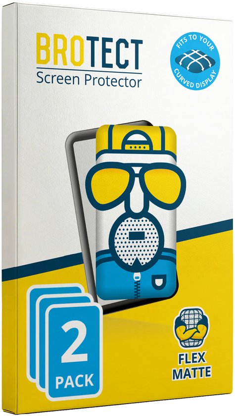 BROTECT - Protection d'écran pour Samsung Galaxy Z Fold 3 5G (Écran intérieur) - Film de protection mat couverture complète (2 pièces)