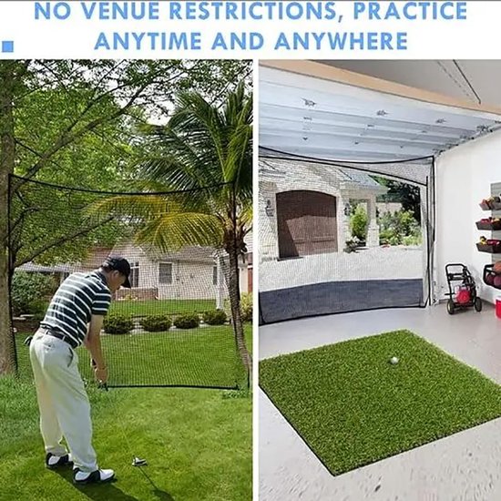 Golf-trainingsnet - Hoogwaardige Polyesterconstructie - 3 m x 4,5 m van GOLF — afbeelding 5
