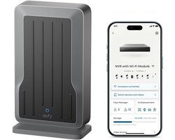 eufy WLAN-module (T8709) - dual-band adapter voor NVR?PoE?beveiligingssystemen - Ondersteunt tot 16 draadloze WLAN-camera's en 32 sensoren - Tafel - Of wandmontage - Centraal apparaatbeheer