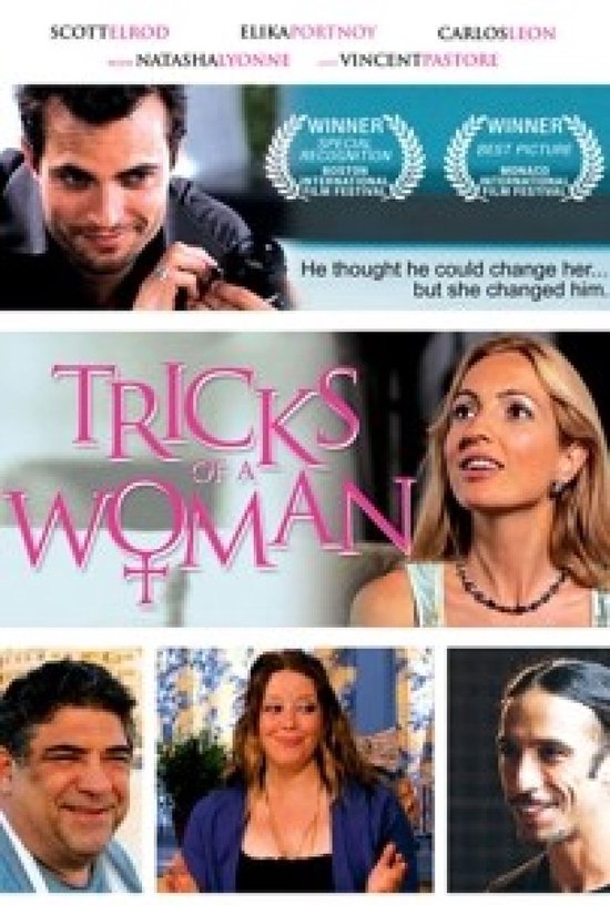 Een collage van vier beelden van de film "Tricks of a Woman".