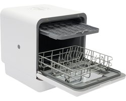 Mini vaatwasser - Kleine afwasmachine - 5 programma's - Energieklasse D - Compact
