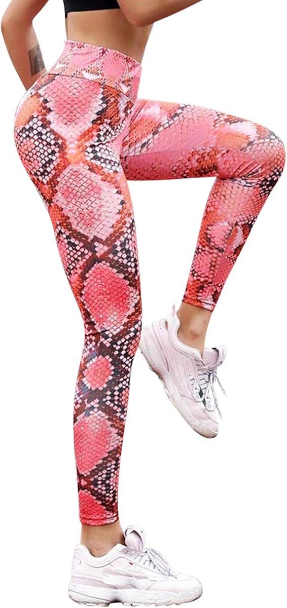 Hoge Taille Legging Dames voor Sport, Fitness en Vrije Tijd - Zeer Elastisch van hoge — afbeelding 2