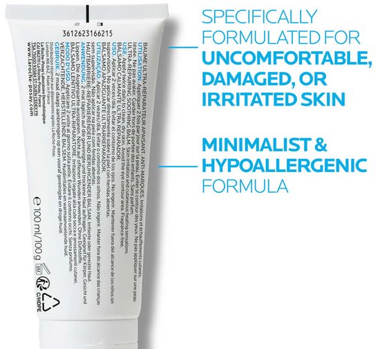 La Roche-Posay Cicaplast Balsem B5 SPF50 - Ondersteunt herstel - Vermindert Geïrriteerd Gevoel - Alle huidtypes - 40ml
