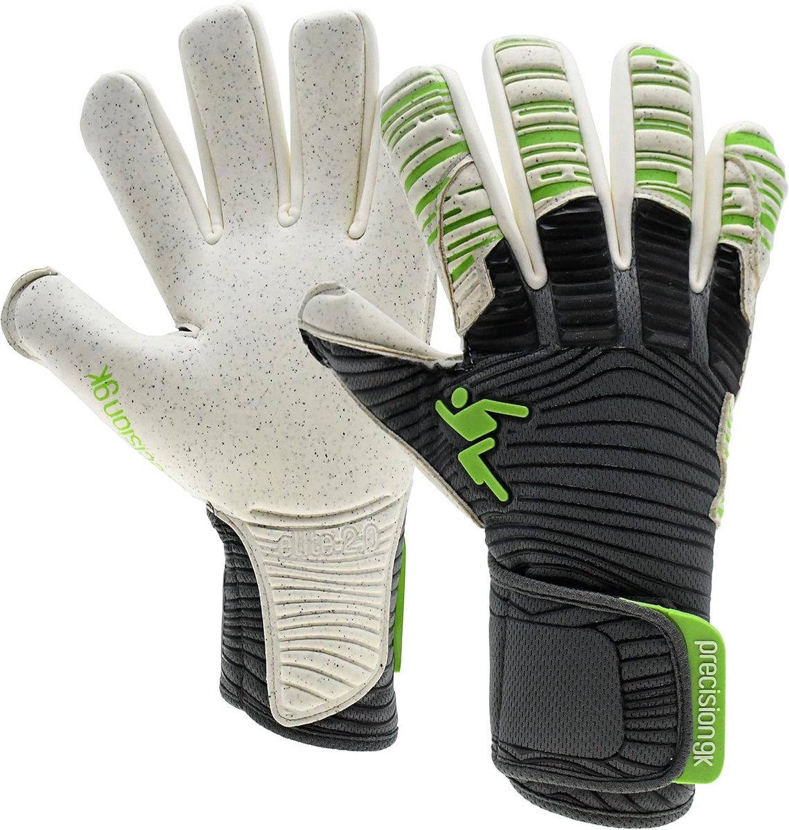 Keeperhandschoenen Voetbal Volwassenen Zwart/Groen - Hoogwaardige Grip en Comfort