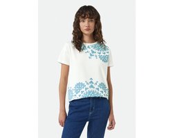 comma - female - T-shirt van katoenmix met artwork