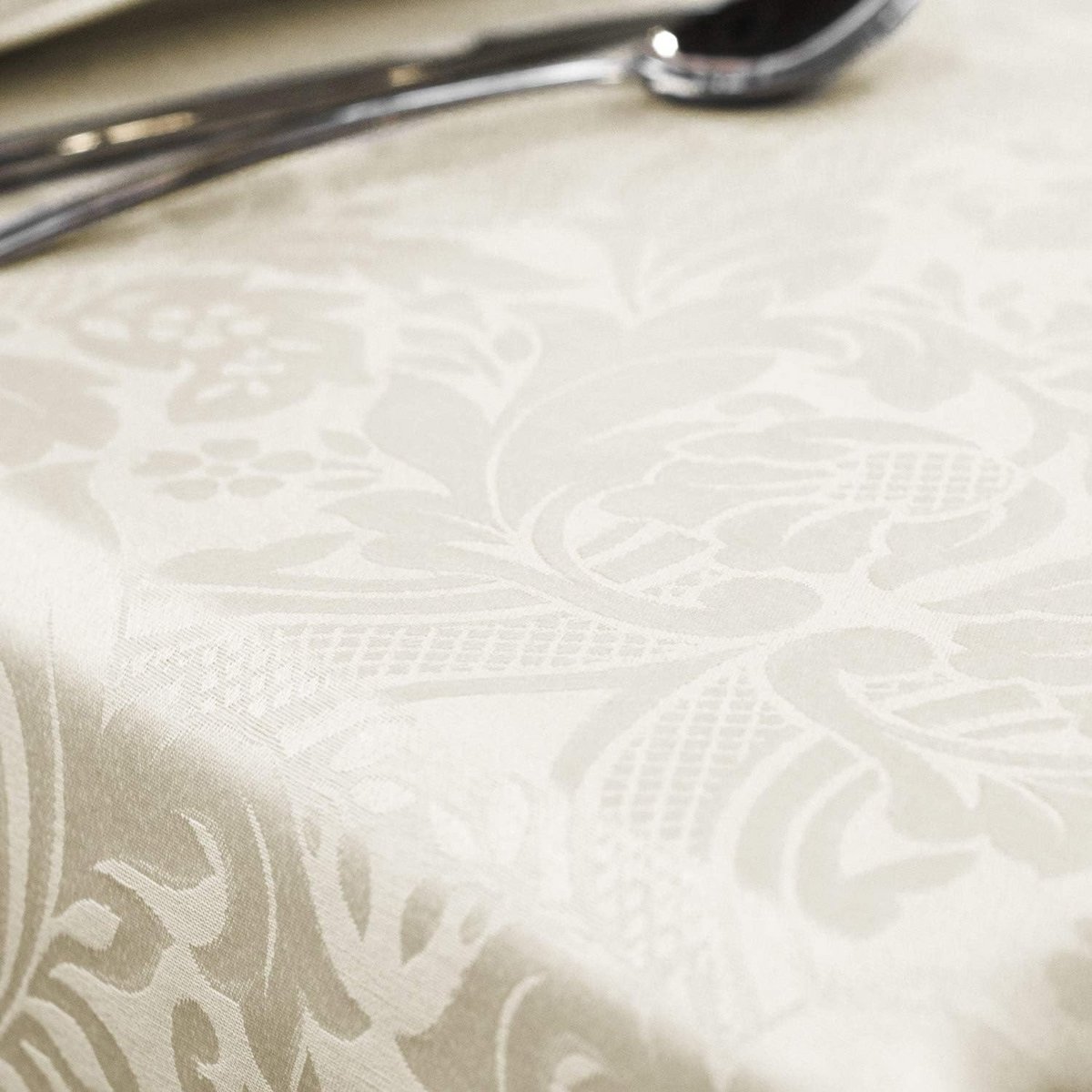 Vlekbestendig Tafelkleed Lichtbeige - Katoen Polyester Mix - Herbruikbaar