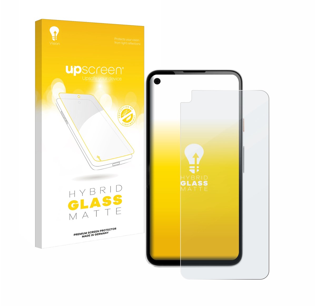 upscreen - Screenprotector voor Google Pixel 4a - Folie Beschermfolie Beschermglas matte
