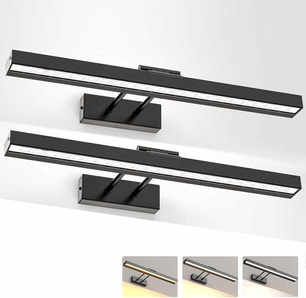 Oplaadbare LED Wandlamp voor Foto en Video met 3 Kleurtemperaturen en Afstandsbediening