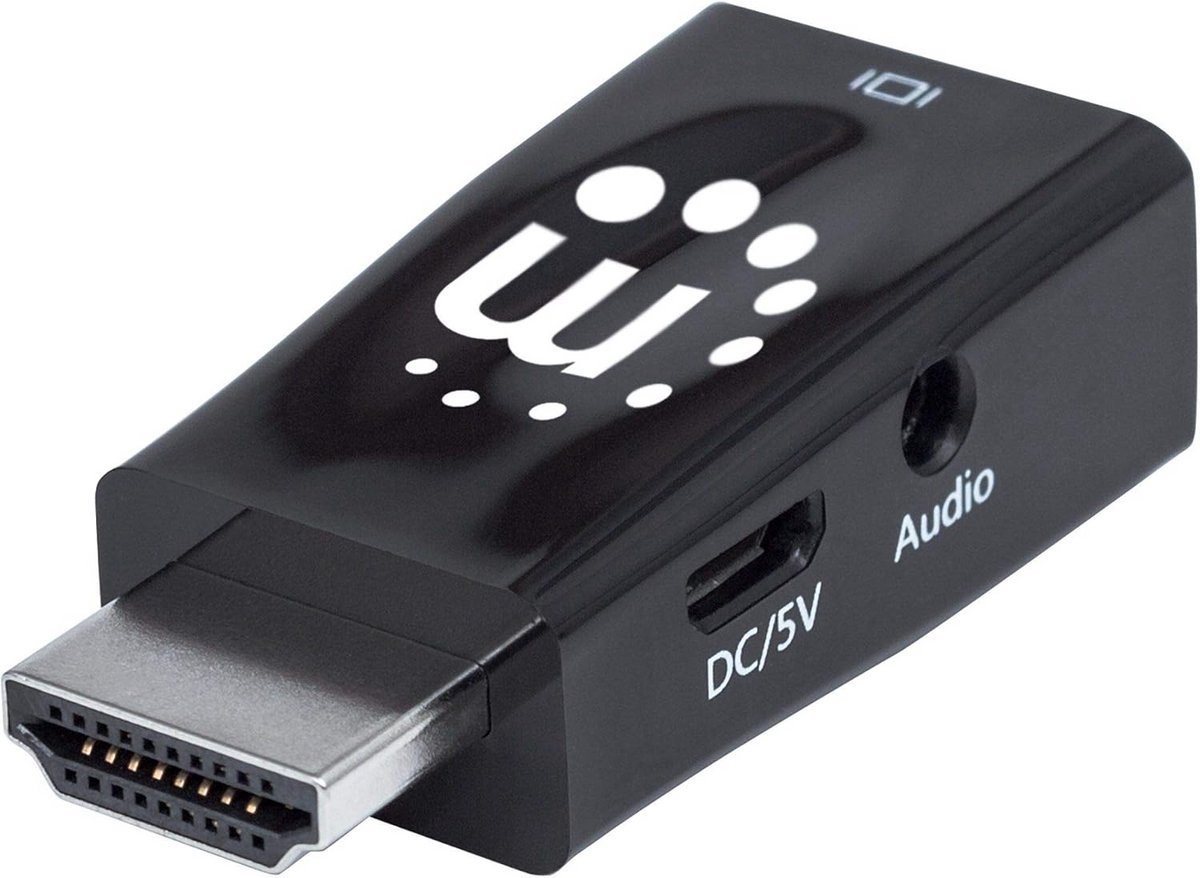 HDMI naar VGA Converter met Audio-aansluiting voor PC en Laptop