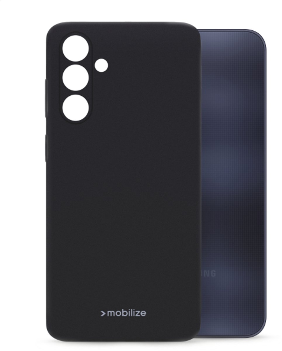 Mobilize Rubber Gelly Case - Geschikt voor Motorola Signature - Matt Black