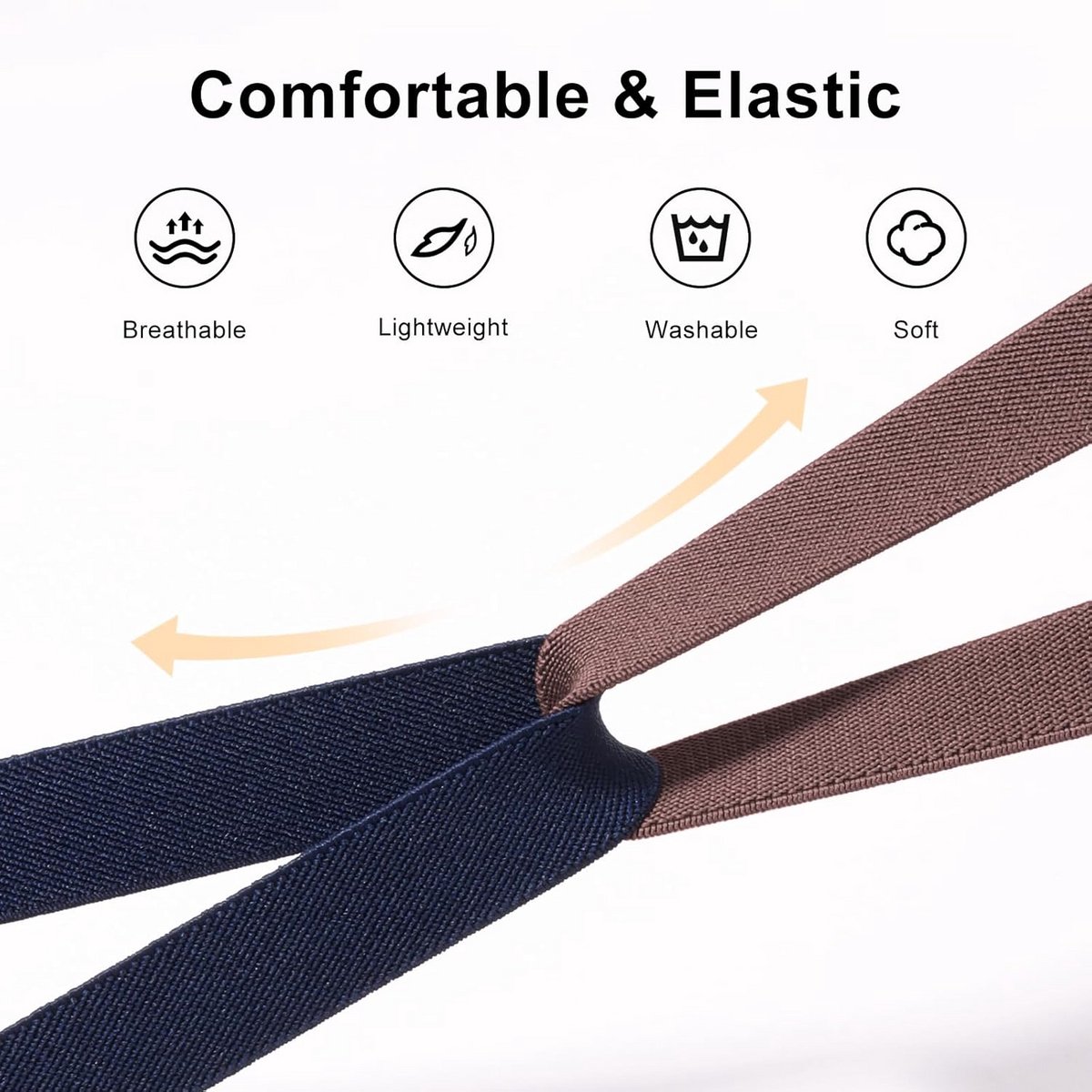 Comfortabele Elastische Horlogeband voor Enkel en Pols - Diverse Maten