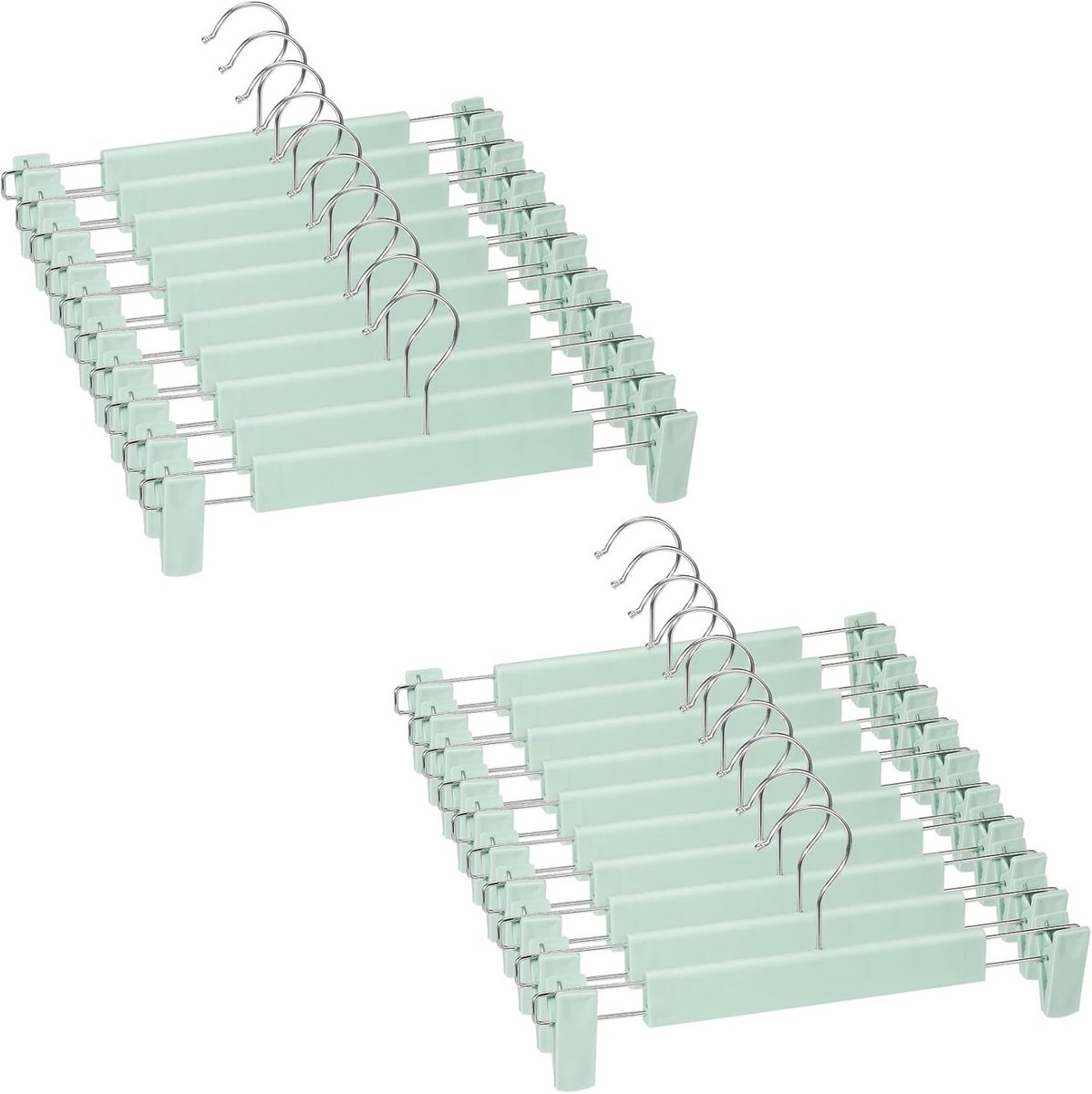 20 Stuks Verstelbare Antislip Rokhanger Clips voor Broeken en Rokken - Ruimtebesparend