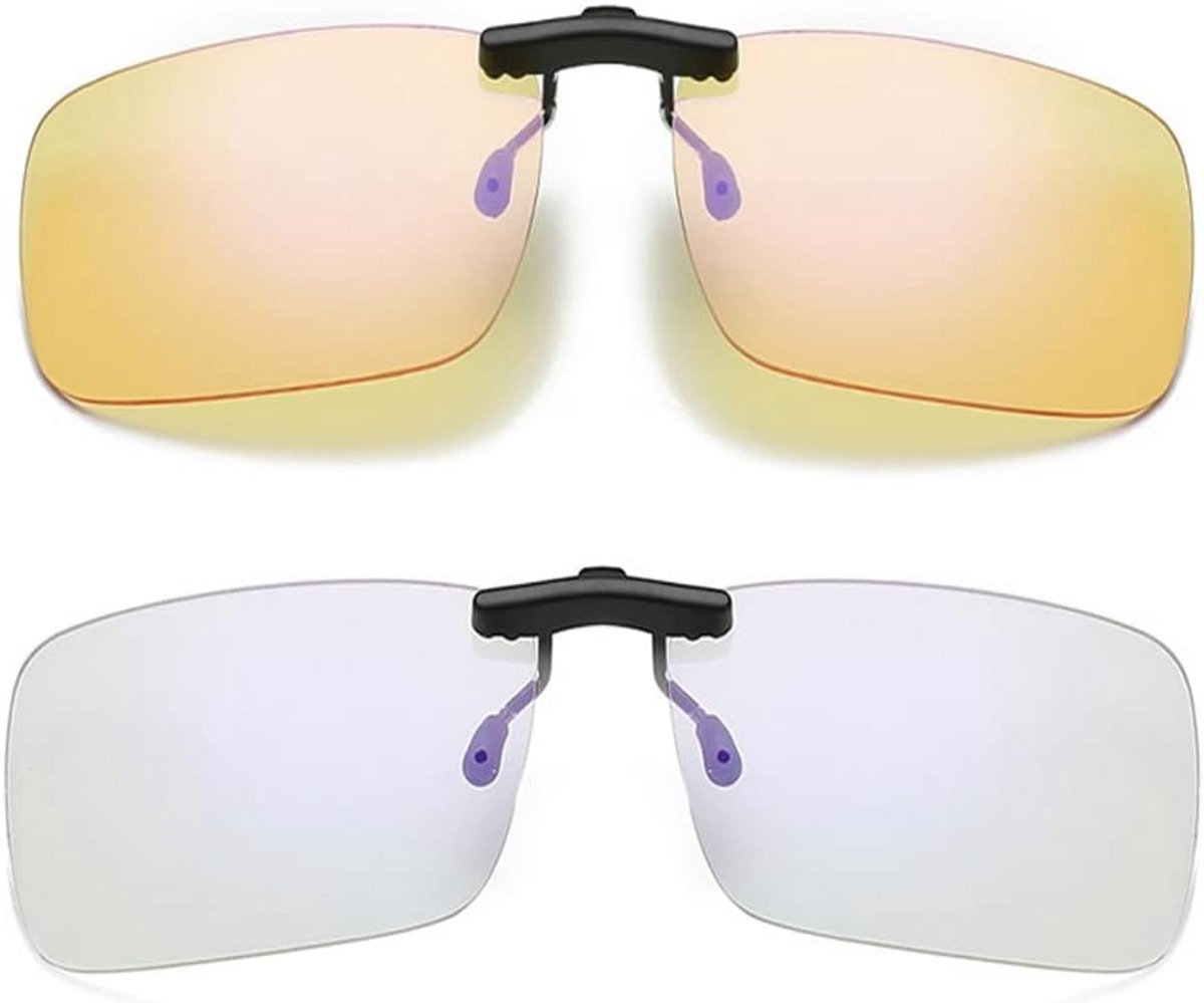 Anti Blauw Licht Bril Clip - Bescherming voor Computer, Mobiel & Gaming Schermen