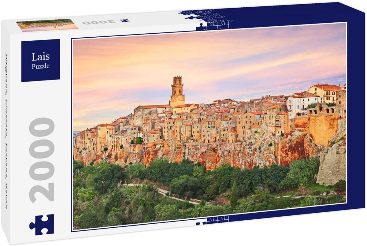 Puzzel 2000 Stukken Pitigliano Toscane Italië Landschap