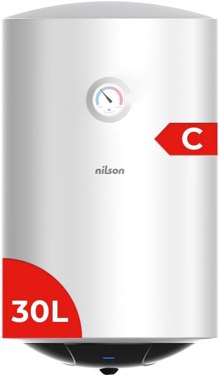 Elektrische boiler 30 liter verticaal met montagekit energieklasse C