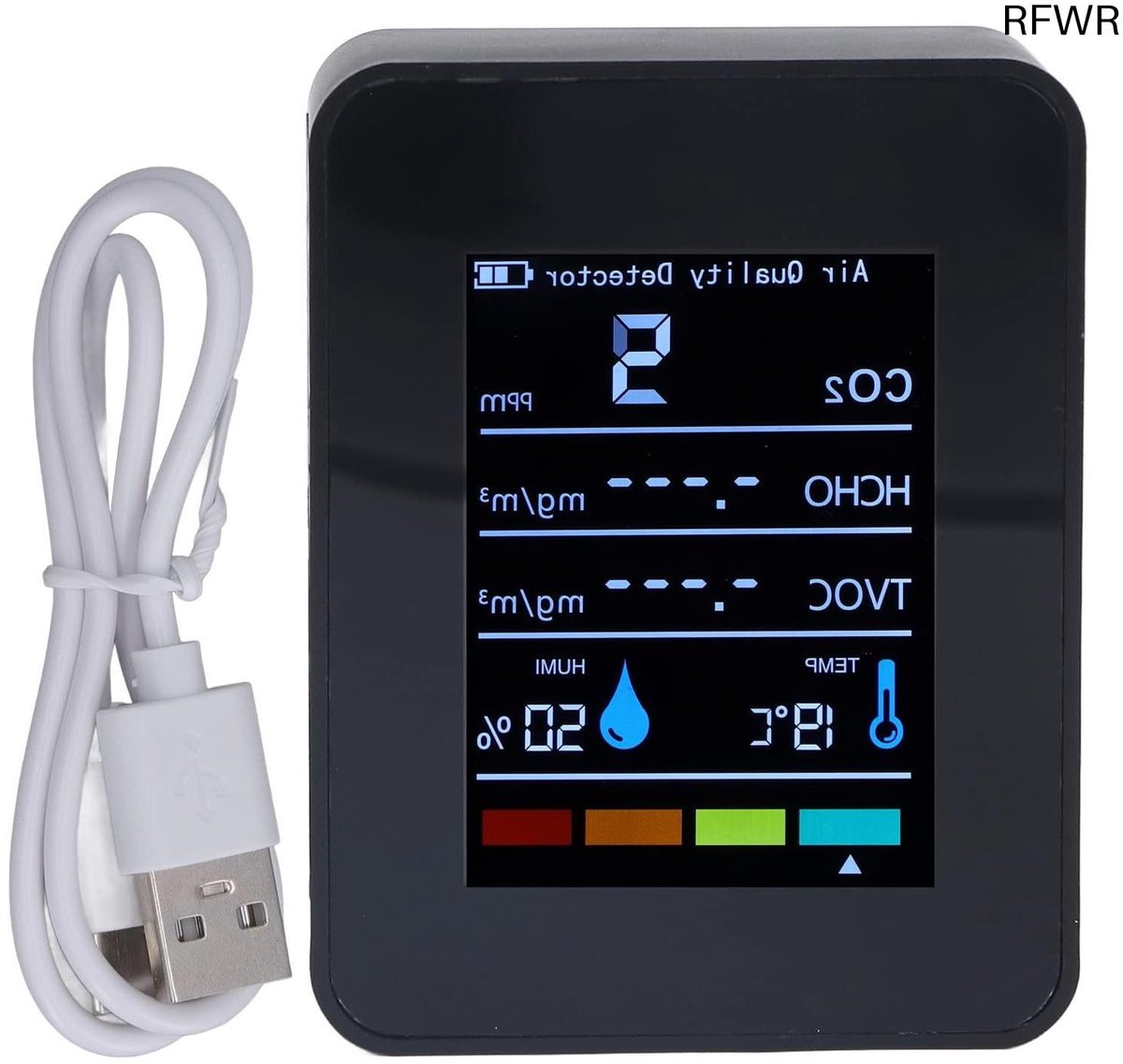 CO2 Meter - Hygrometer - Luchtkwaliteitsmeter - Binnenlucht