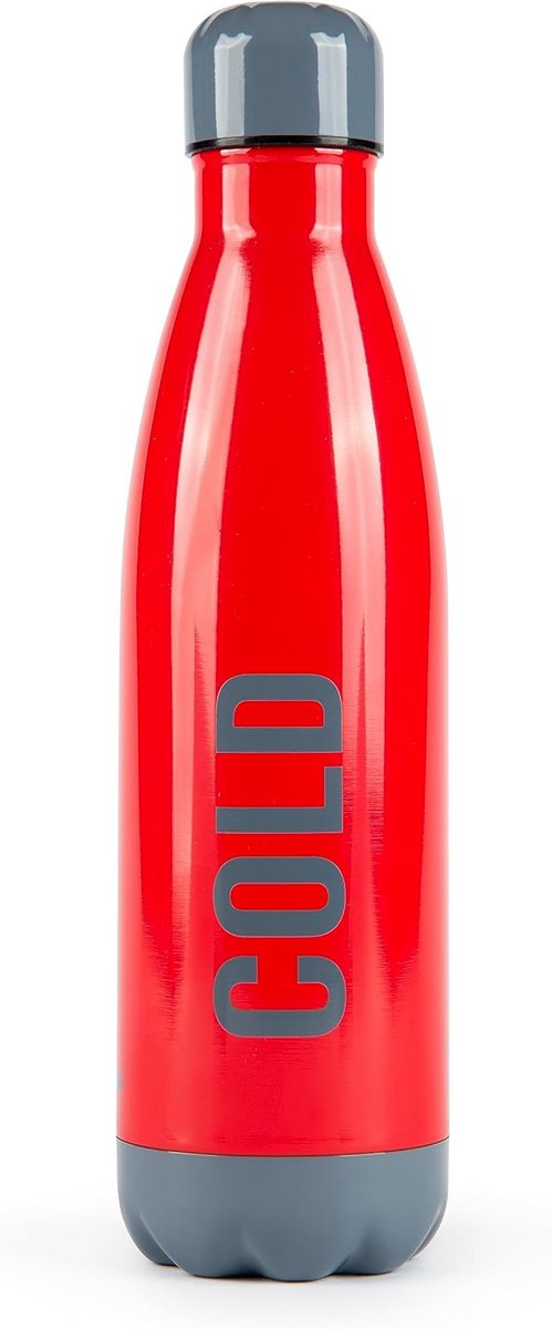 Thermospfles 50 cl Rood Dubbelwandig Houdt Drankjes Warm of Koel