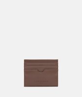 LIEBESKIND BERLIN Cuir Étui pour carte de crédit Soft Nappa Card Holder Russet Brun