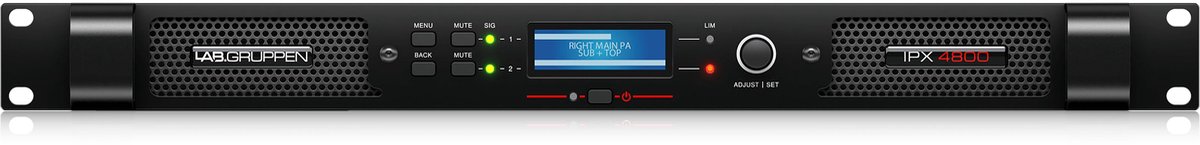 LAB Gruppen IPX4800 1HE - 2-Kanaals eindversterker