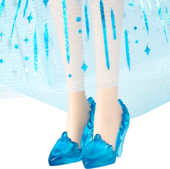 Disney Frozen Zingende Elsa modepop met lichtjes en muziek, zingt 'Let It Go' in 4 talen van Disney Frozen — afbeelding 3