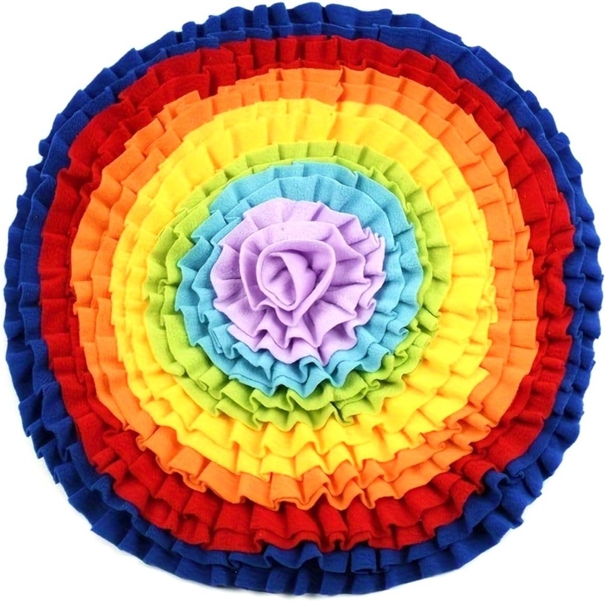Snuffeltapijt Hond - Intelligent Speelgoed - Mentale Stimulatie - Wasbaar Ontwerp - 35 x 35 cm - Multicolor