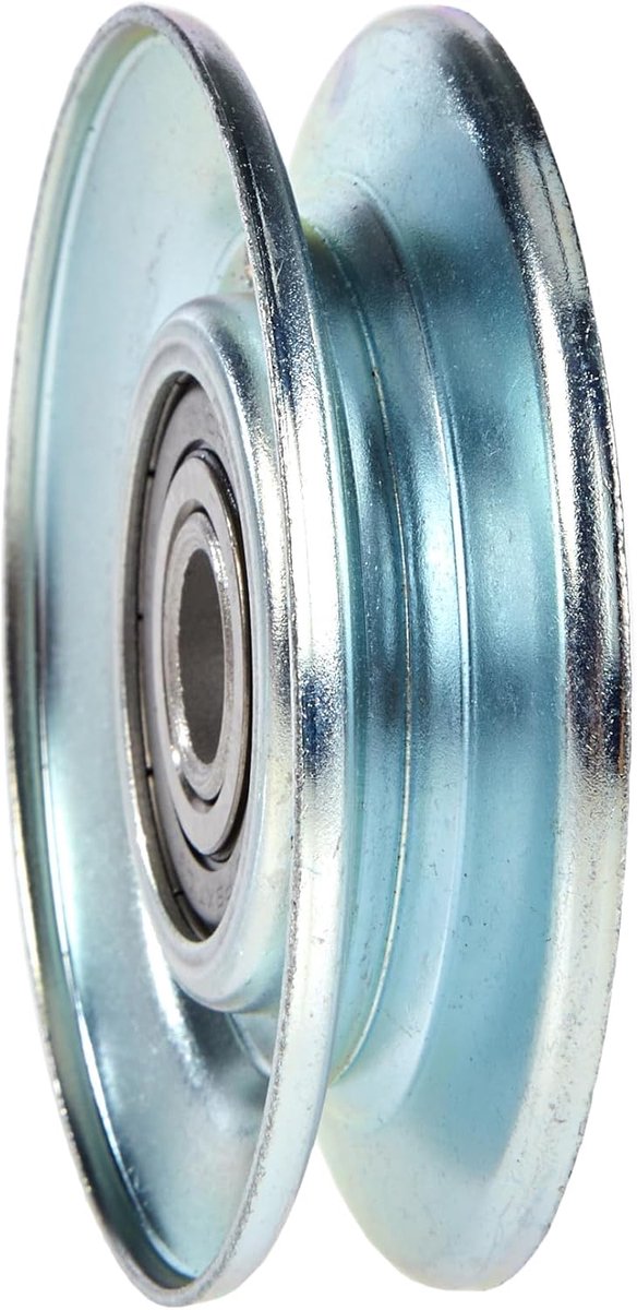 Katrol voor V-riem - Spanrol - Grasmaaier Onderhoud - Duurzaam Plaatstaal - 1/2 inch — afbeelding 3