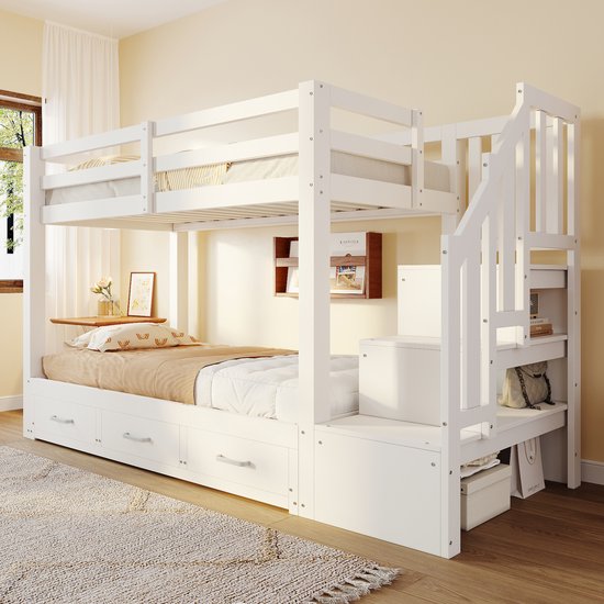 Hoogslaper / Stapelbed MAUD met tafel en 2x bankje Hoogslaper / Stapelbed MAUD met tafel en 2x bankje