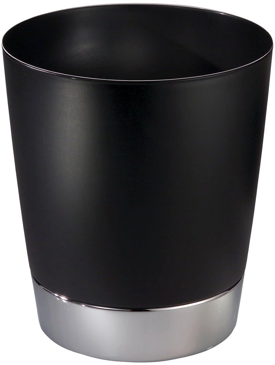 Afvalbak - Prullenbak - Kantoor Keuken - Praktisch Robuust - 23 x 26 cm - Zwart