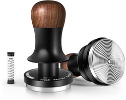 Espresso Tamper - Koffie Stamper - Perfecte Espresso - Constante Druk - 45.5mm - RVS