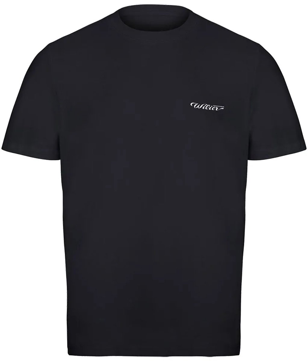 Wilier Staff T-shirt Met Korte Mouwen Zwart 2XL