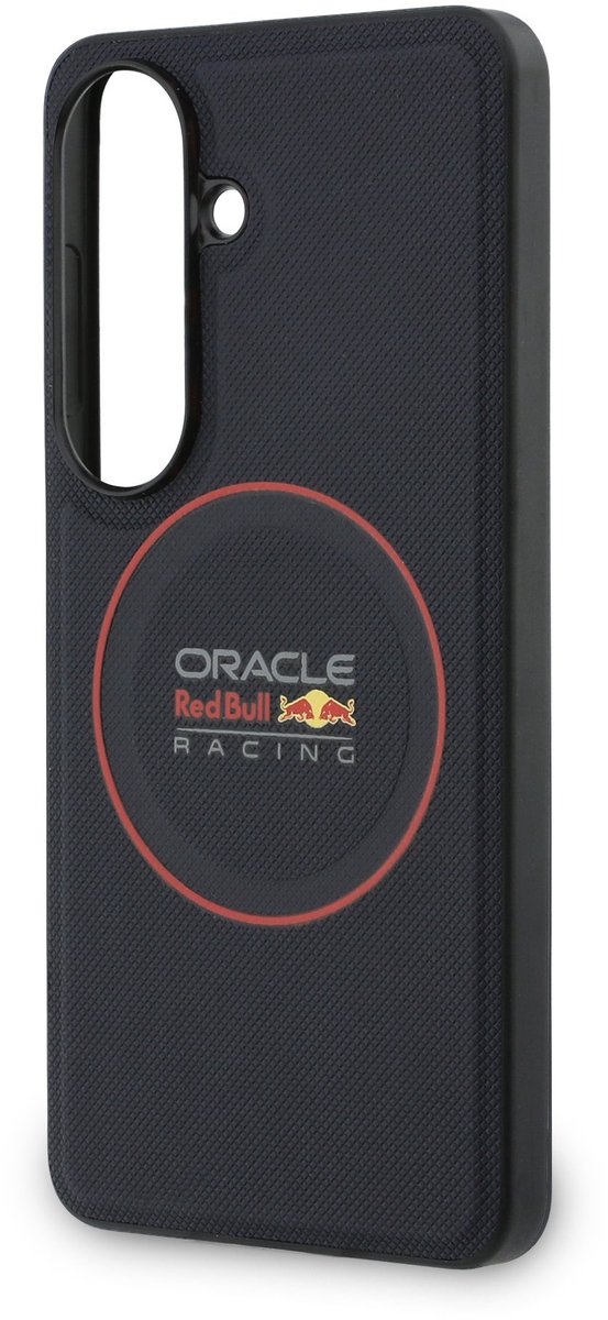 Red Bull Racing Back cover Galaxy S26 - Magsafe - Meshed PU Leather - Zwart van Merkloos — afbeelding 2