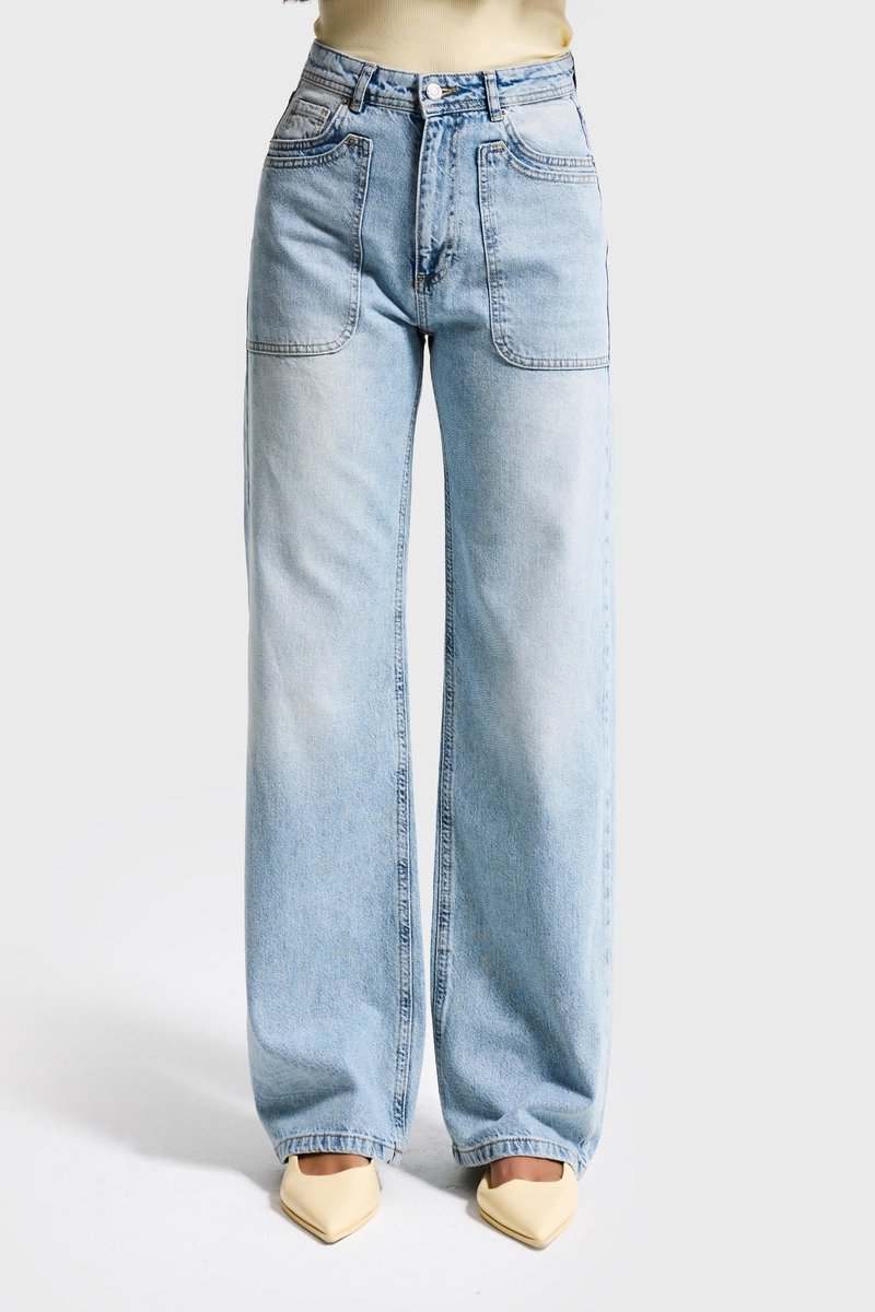 It's Basic - STRAIGHT LOW RISE JEANS