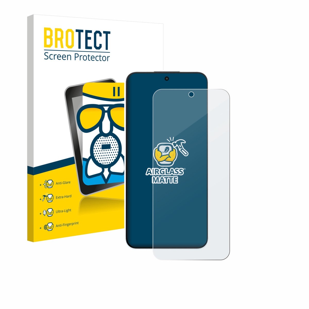 BROTECT - Screenprotector voor Oppo A6s Pro - Folie Beschermfolie Beschermglas matte