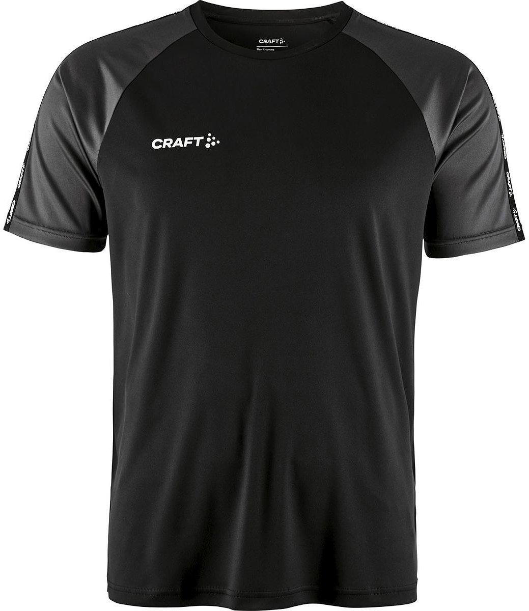 Craft Squad 2.0 Contrast T-Shirt Heren - Zwart | Maat: XL