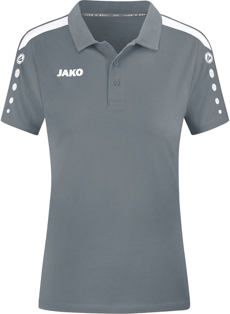 JAKO Power Polo Dames Grijs Maat 36