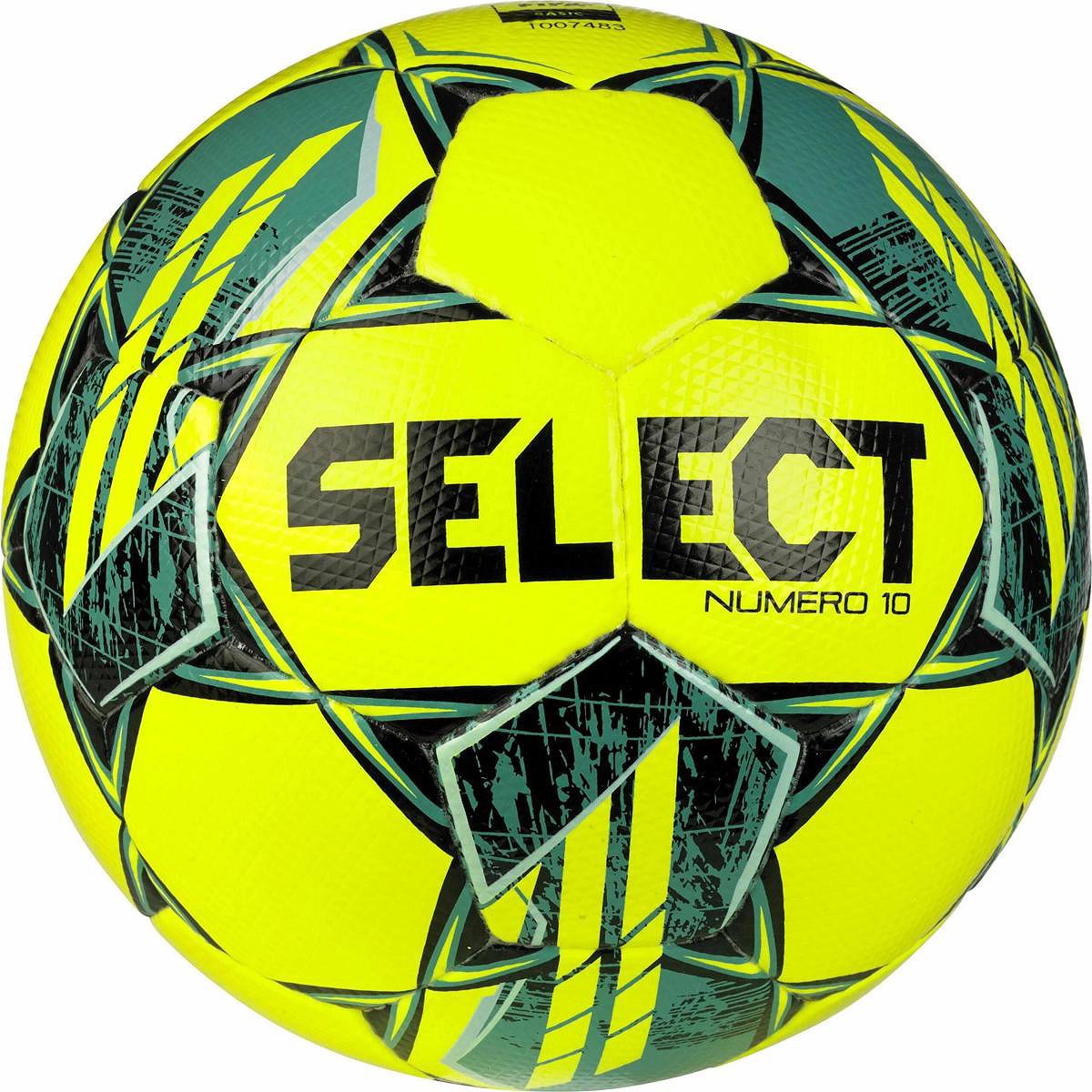 Select Numero 10 V23 Wedstrijdbal - Fluogeel | Maat: 4