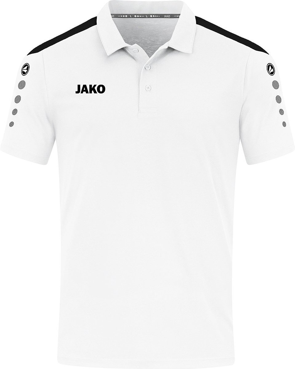 JAKO Power Polo Wit Maat M